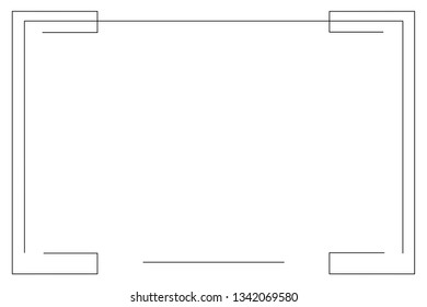 frame Icon isolated vector