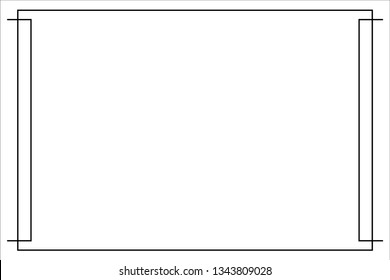 frame Icon isolated vector
