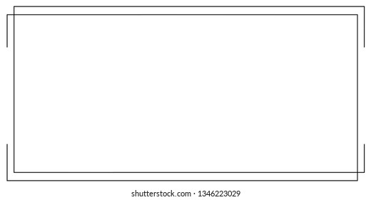 frame Icon isolated vector 
