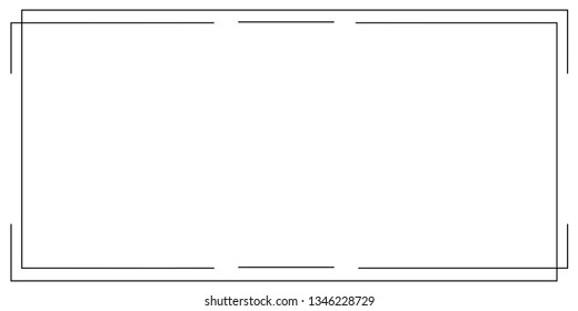 frame Icon isolated vector 