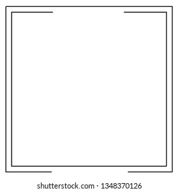 frame Icon isolated vector 
