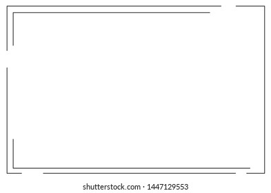 Frame Icon isolated vector. Vector Illustration