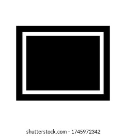 frame icon or logo isolated sign symbol vector illustration - high quality black style vector icons
