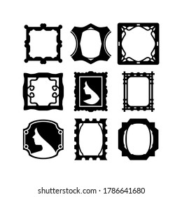 frame icon or logo isolated sign symbol vector illustration - Collection of high quality black style vector icons
