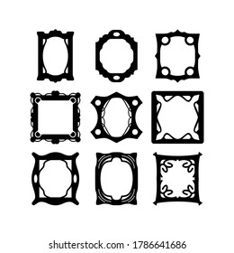 frame icon or logo isolated sign symbol vector illustration - Collection of high quality black style vector icons
