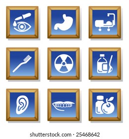 Frame icon set 15