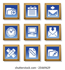 Frame icon set 27