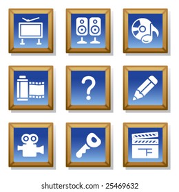 Frame icon set 28