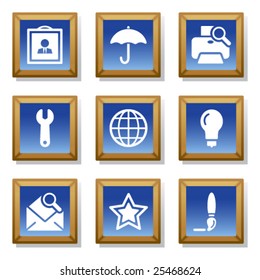 Frame icon set 9