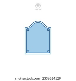 Frame icon symbol vector illustration isolated on white background