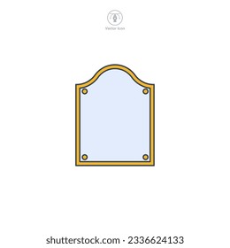 Frame icon symbol vector illustration isolated on white background