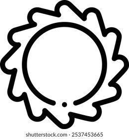 frame icon. Thin Linear Style Design Isolated On White Background