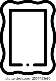 frame icon. Thin Linear Style Design Isolated On White Background
