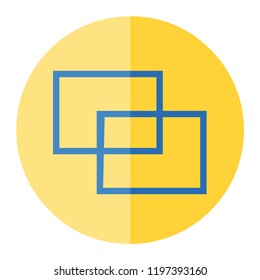 a frame icon trendy icon on white background for web graphic