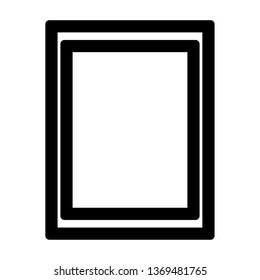 frame icon vector