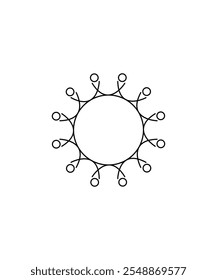frame icon, vector best line icon.