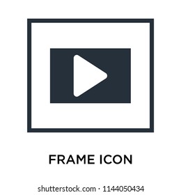 Frame icon vector isolated on white background for your web and mobile app design, Frame logo concept