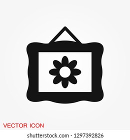Frame icon vector, frame icon for logo, web and app