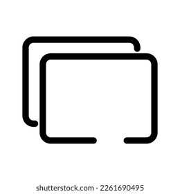 Frame Icon Vector Symbol Design Illustration