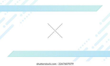 Frame illustration for collaboration (subtitle backgrounds on light blue to blue green gradient lines)