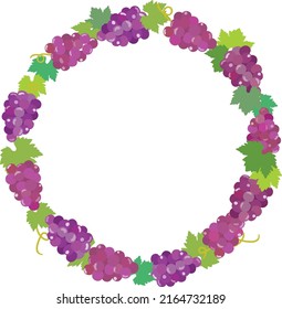 Ilustración del cuadro de la uva.