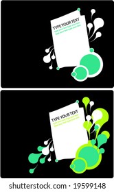 frame illustration with graphic elements