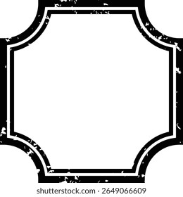 Frame Illustration. Vector illustration on white background -1- mono