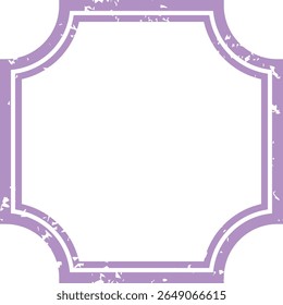 Ilustración de marco. Ilustración vectorial sobre fondo blanco -1- púrpura
