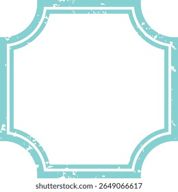 Ilustración de marco. Ilustración vectorial sobre fondo blanco -1- verde