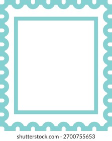 Ilustración de marco. Ilustración vectorial sobre fondo blanco -4- verde menta