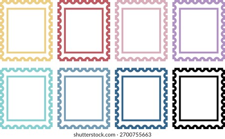 Ilustración de marco. Ilustración vectorial sobre fondo blanco -4- todo-conjunto