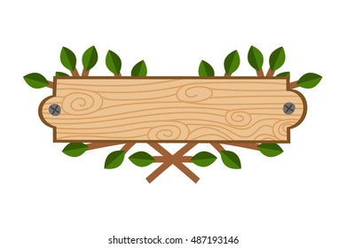 Frame for inscriptions with green twigs