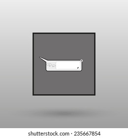 Frame instant messages online. Vector illustration