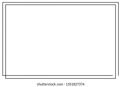 frame isolated vector Icon 