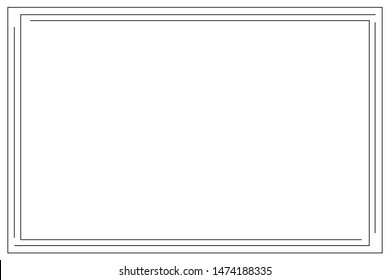Frame isolated vector Icon. White background