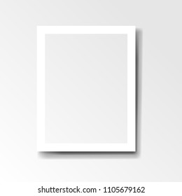Fondo Blanco Aislado De Marco Con Malla De Gradiente, Ilustración Vectorial