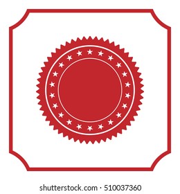 Frame and label. Banner space icon. Vector illustration. Flat design Isolated on white background. Ribbon shape. Sticker and decoration for app and web. Banner, badge and borders collection.