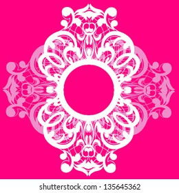  Frame lace-like