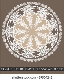  Frame lace-like