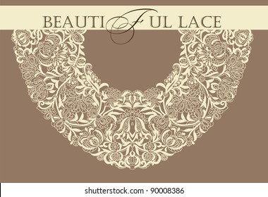  Frame lace-like