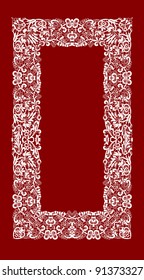  Frame lace-like