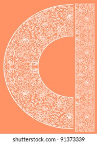  Frame lace-like