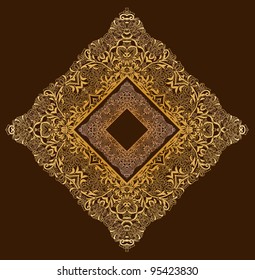  Frame lace-like