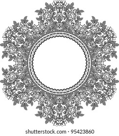  Frame lace-like