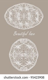  Frame lace-like
