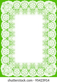  Frame lace-like