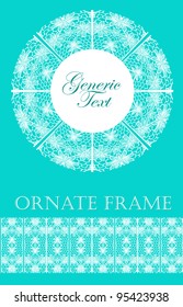  Frame lace-like