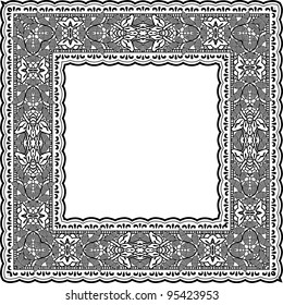  Frame lace-like