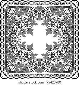  Frame lace-like