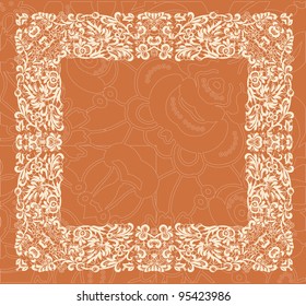  Frame lace-like